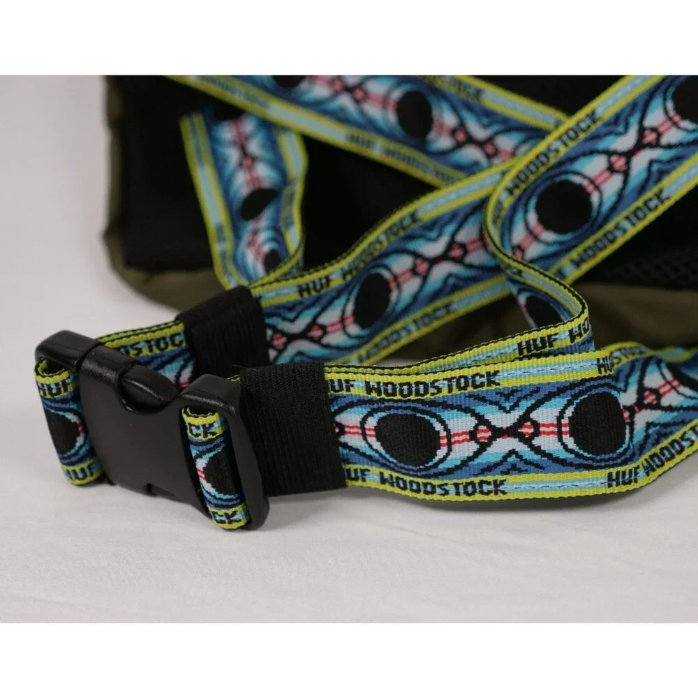 Woodstock x HUF Side Trip Bag - olive green